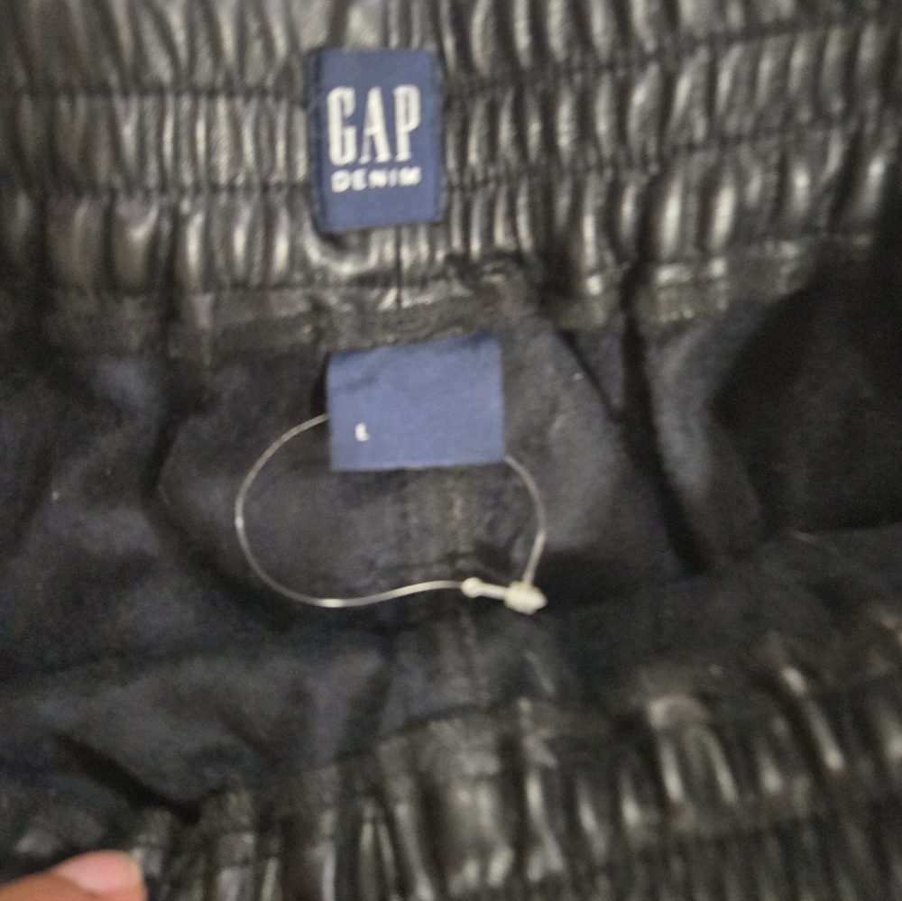 GAP CARGO Leather pants Girls L 10/11 - Picture 7 of 8